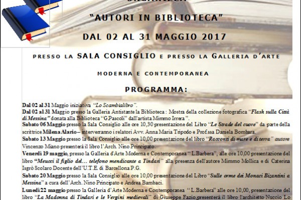 Pronti per il Maggio dei Libri della Città Metropolitana di Messina