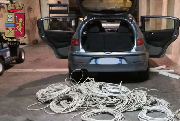 Maxi furto di rame alla stazione di Contesse, tre arresti della Polfer