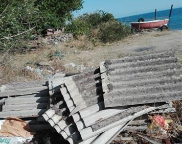 Amianto-killer sulla spiaggia di Tono, ennesimo Sos di Biancuzzo