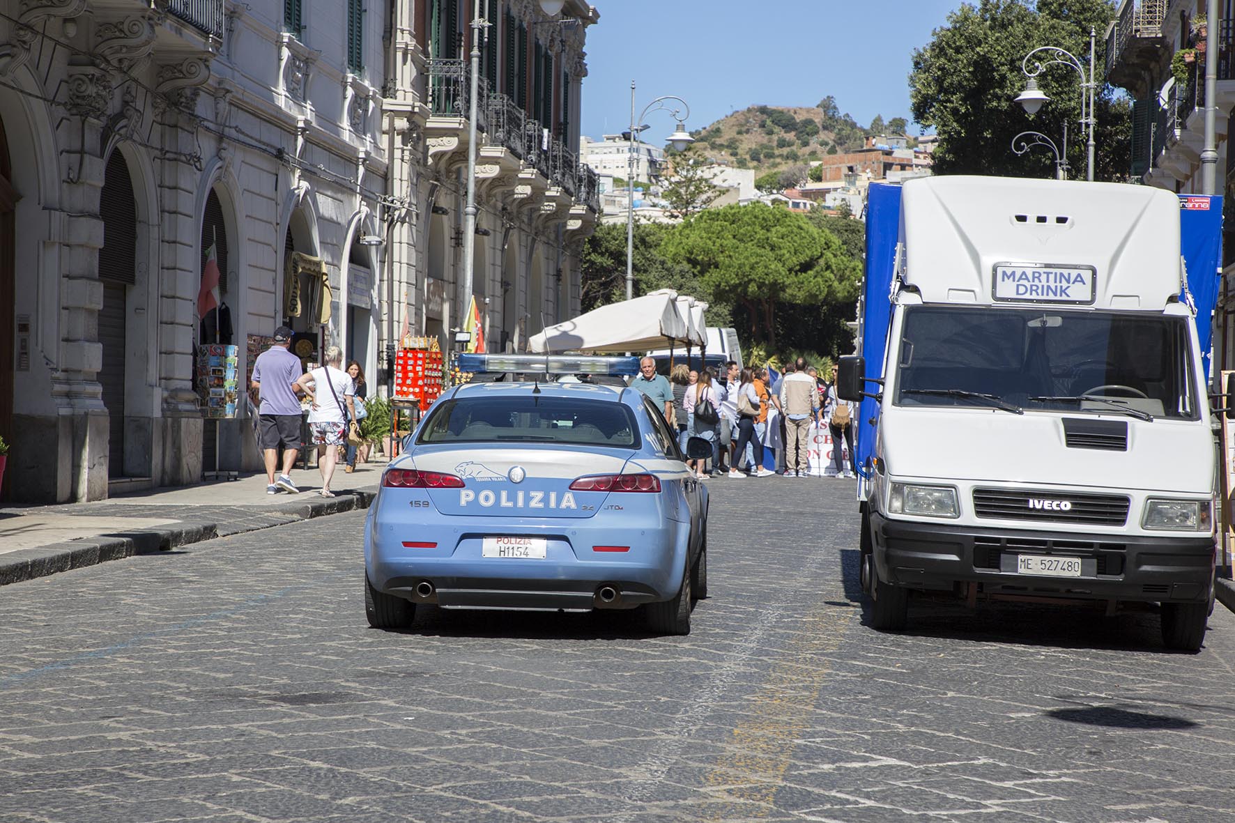 Processione Vara, interventi in via I Settembre