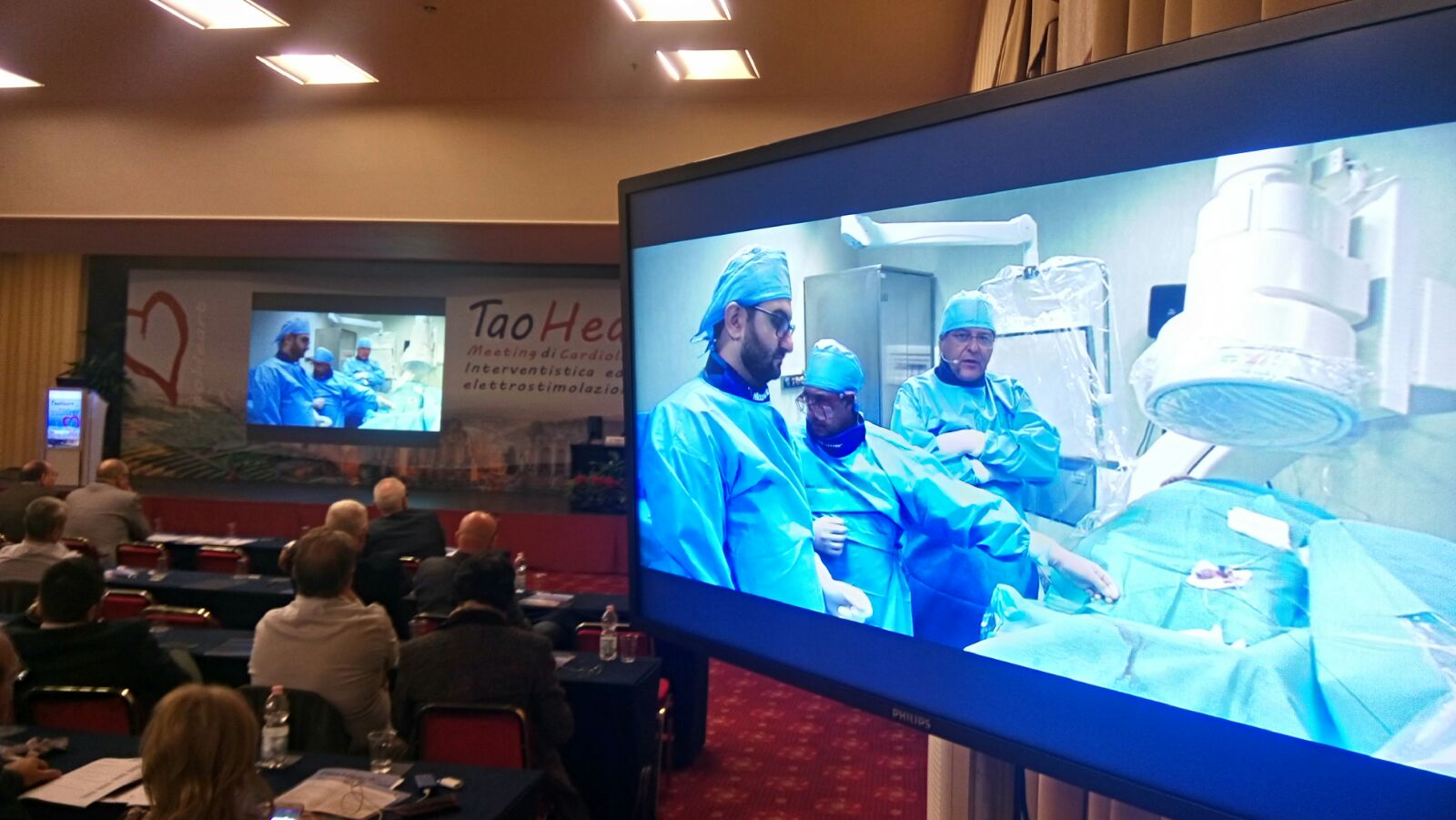 Taormina: cura dell'infarto acuto, intervento live