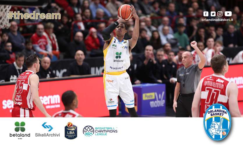 Basket maschile A1: Capo d'Orlando travolta a Milano, è allarme rosso