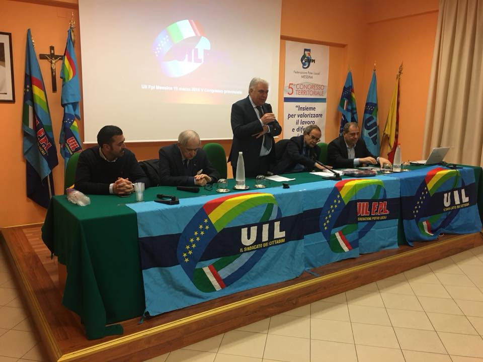 Congresso Uil-Fpl, Calapai confermato segretario all'unanimità