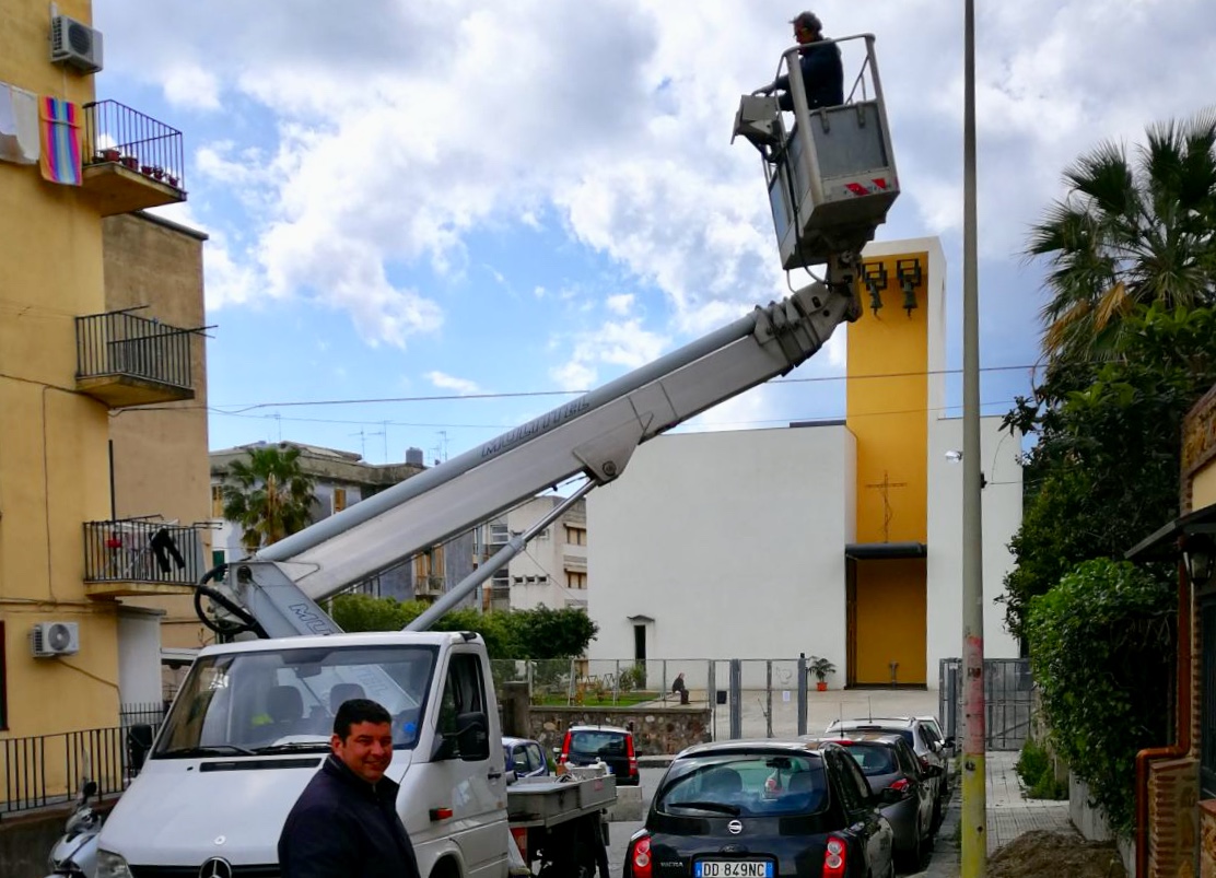 Annunziata, ripristinato l'impianto illuminazione