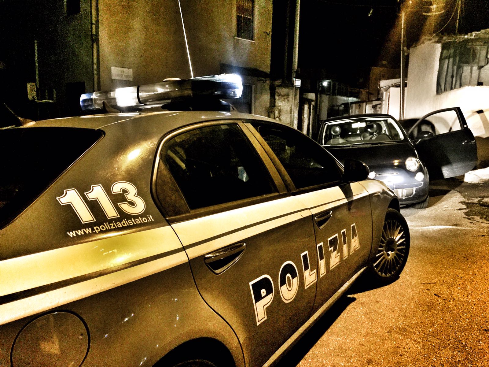"Quartieri sicuri", la polizia setaccia Provinciale, Bisconte e Cataratti