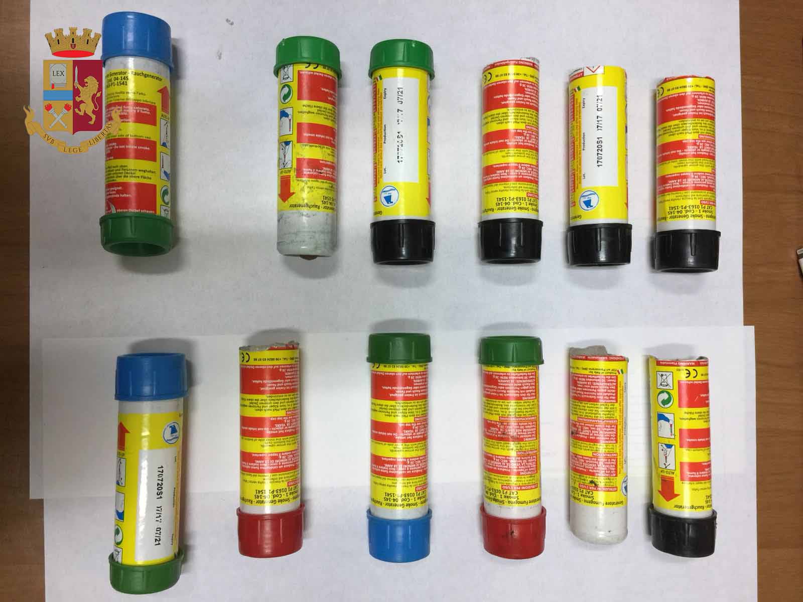 Fumogeni e cinghie sull'auto, tre tifosi del Catania denunciati dalla Digos