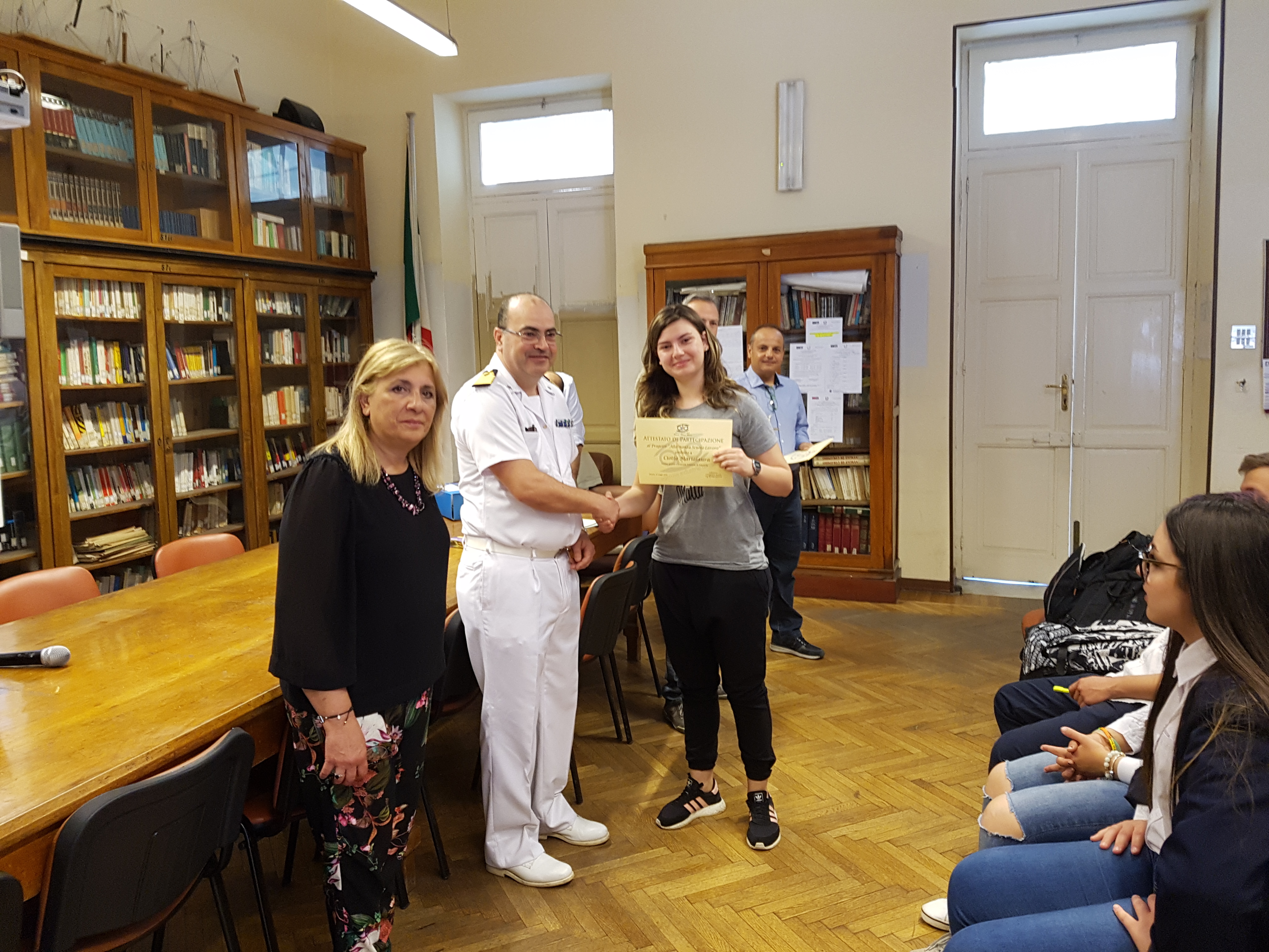 Giovani e lavoro: promossa la collaborazione tra "Caio Duilio" e Arsenale