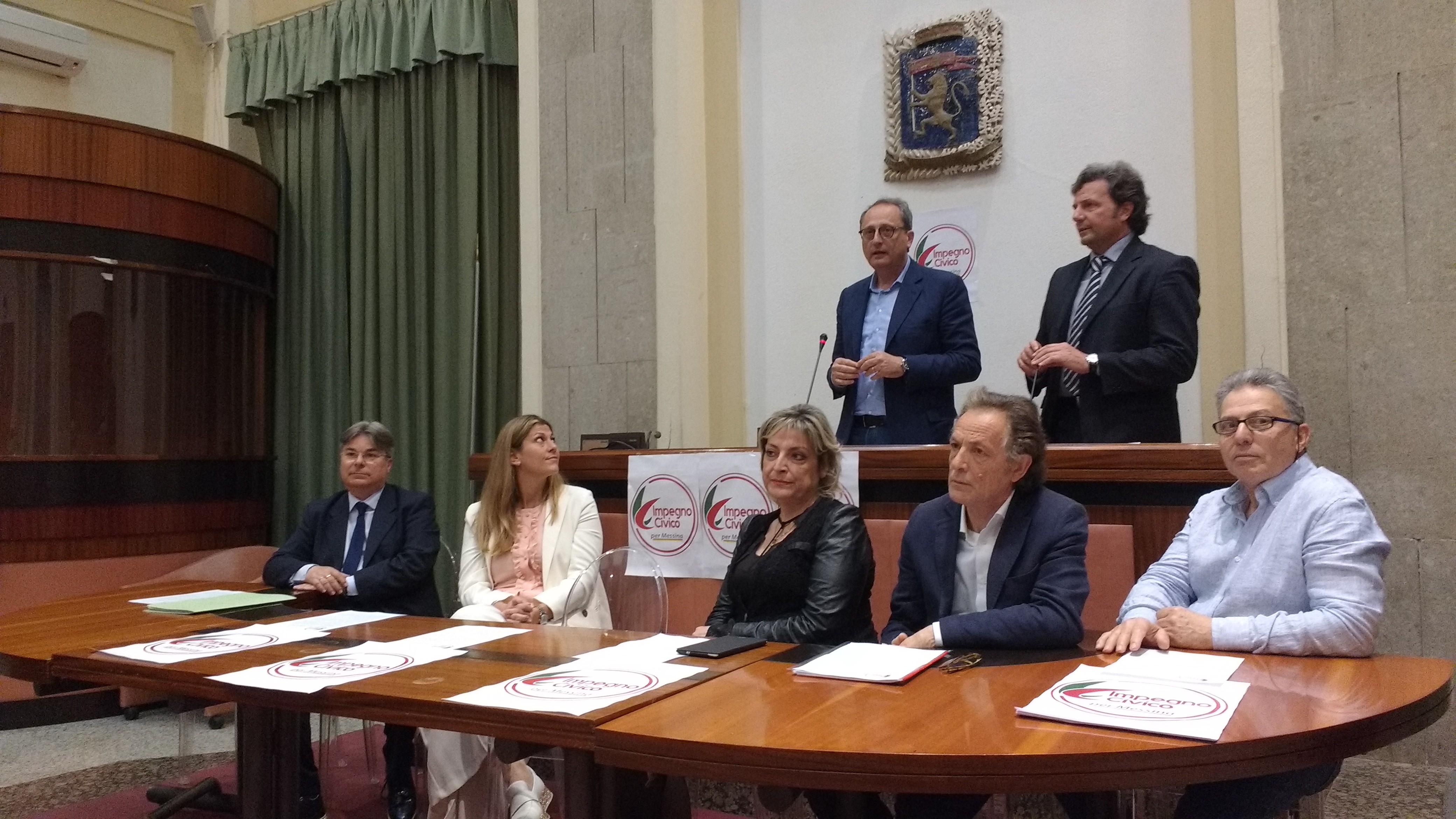 Lazzari con "Impegno Civico": "Riempiremo di contenuti Palazzo dei Leoni". Saitta: "Casa metropolitana sarà di tutti i sindaci"