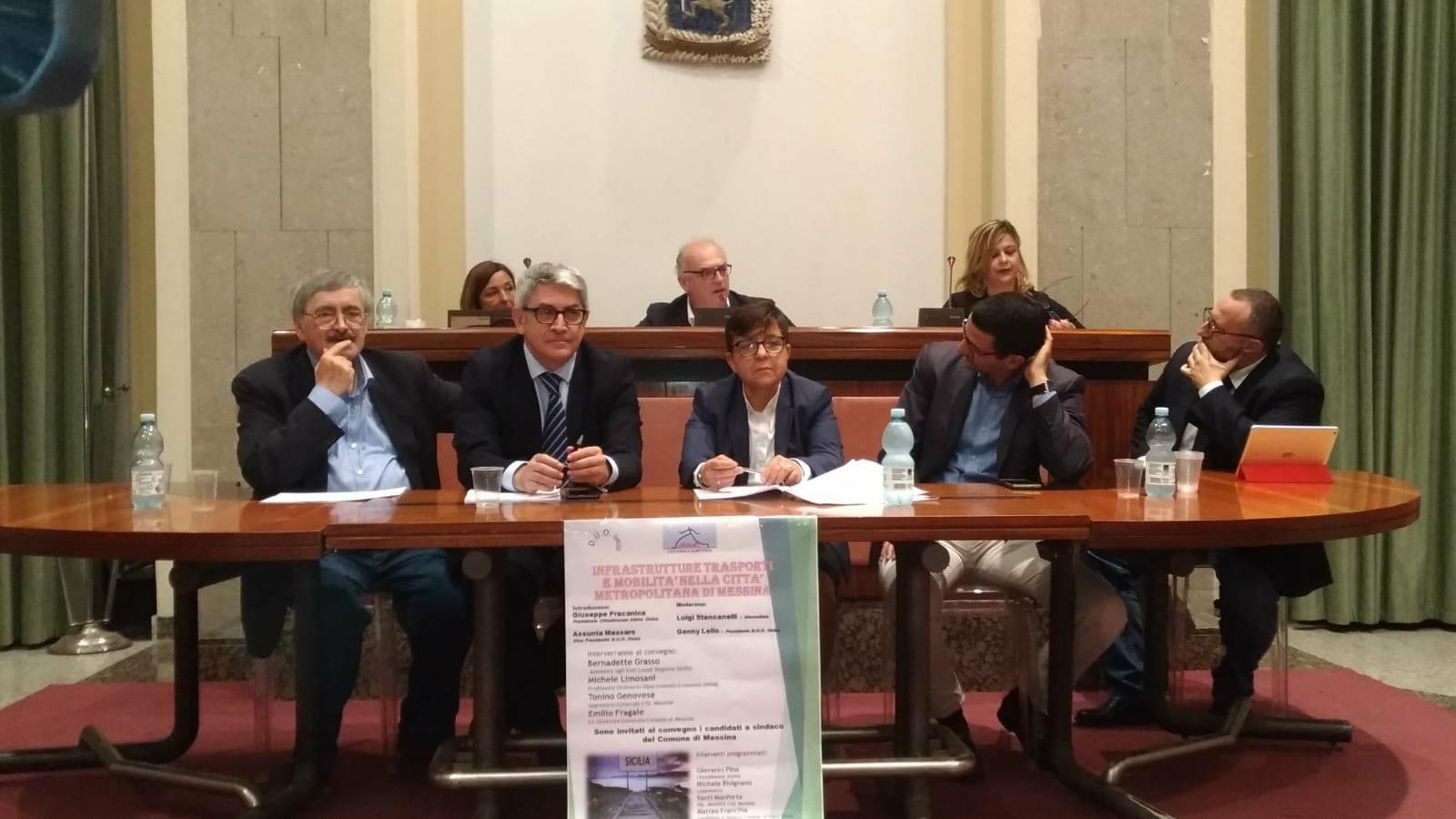 Trasporti e infrastrutture, incontro con l'assessore Grasso e i candidati sindaco alla Città Metropolitana