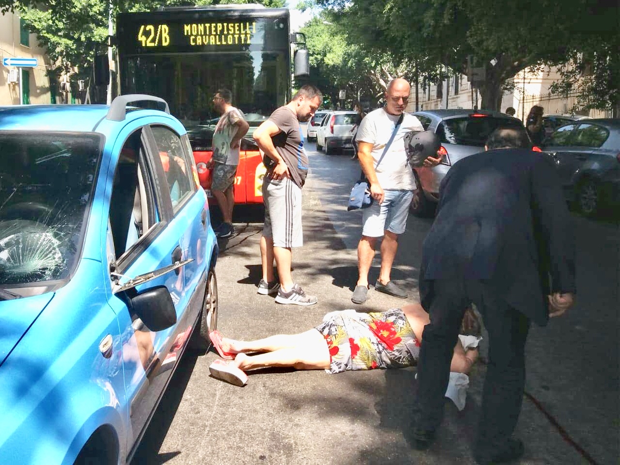 Tommaso Cannizzaro, donna di 70 anni travolta da una Panda