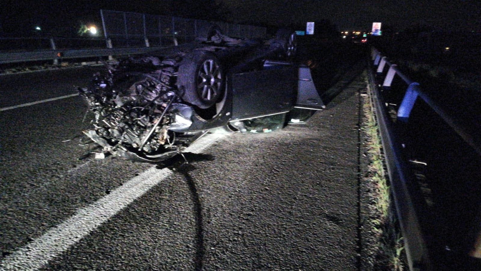 Incidente sulla A-20, tre feriti: uno è grave