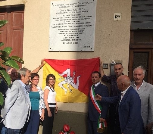 Giorgio Boris Giuliano ucciso per mano mafiosa, Comitato Cittadino 100 Messinesi per Messina 2MILA8 commemora 39° anniversario