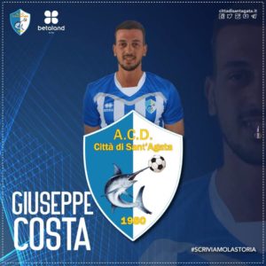 Gran colpo del Città di S.Agata: arriva il centrocampista Costa