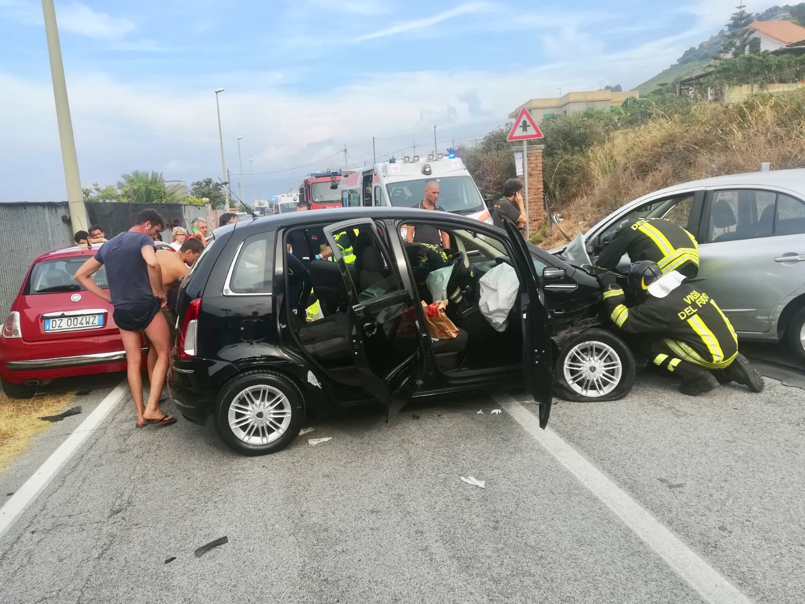 Casabianca: scontro frontale, 4 feriti