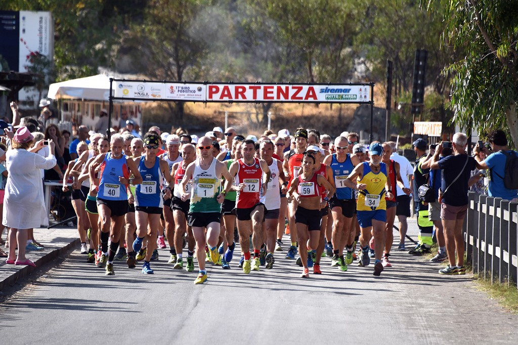 Giro podistico delle Eolie: Andrea Franzese a caccia del poker
