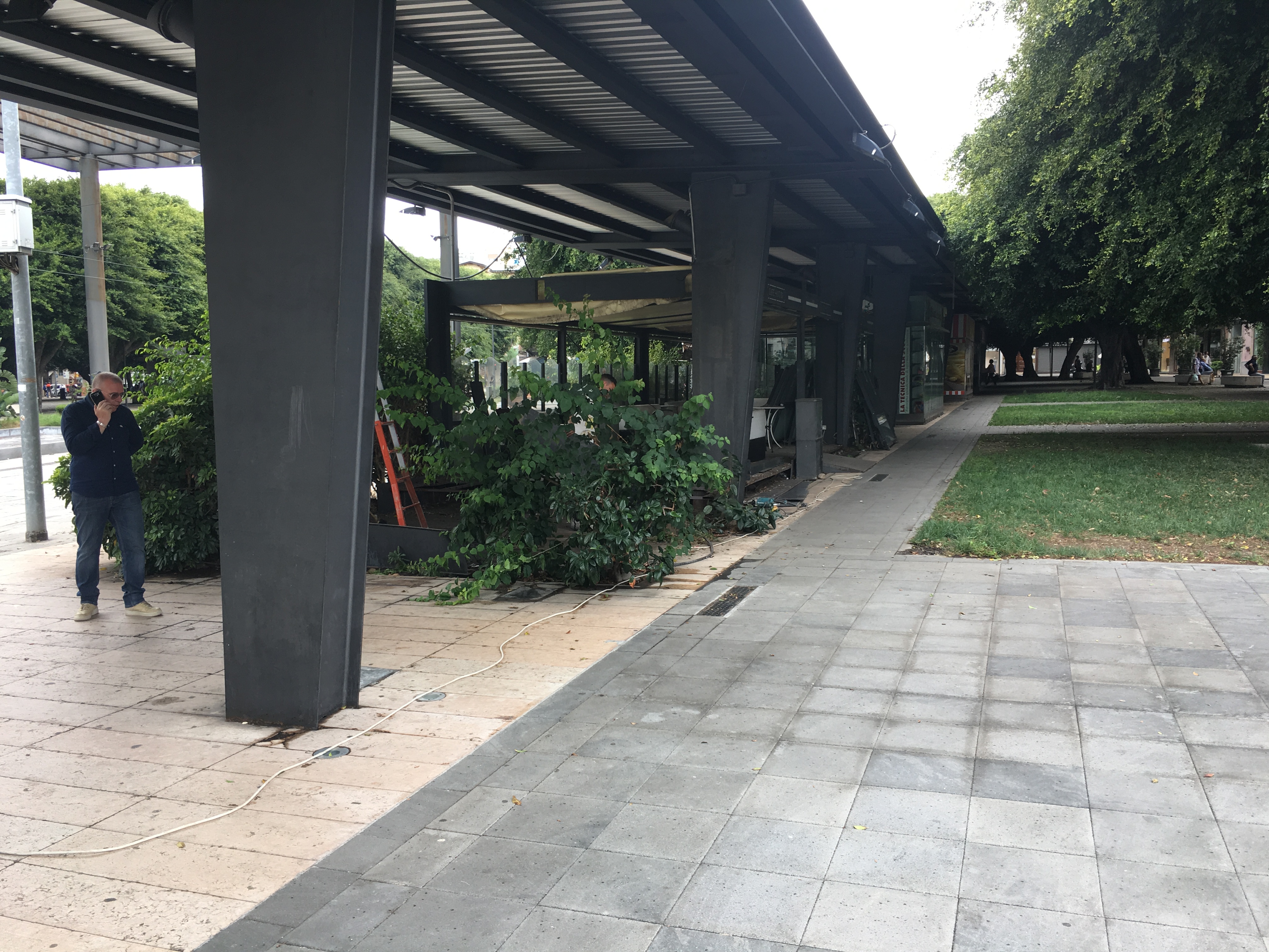 Lino Santoro: "Ho tolto volontariamente il mio gazebo"