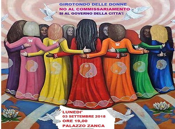 “Governate e non commissariate città”, Forum delle Donne architetta Girotondo del “No” davanti al Comune