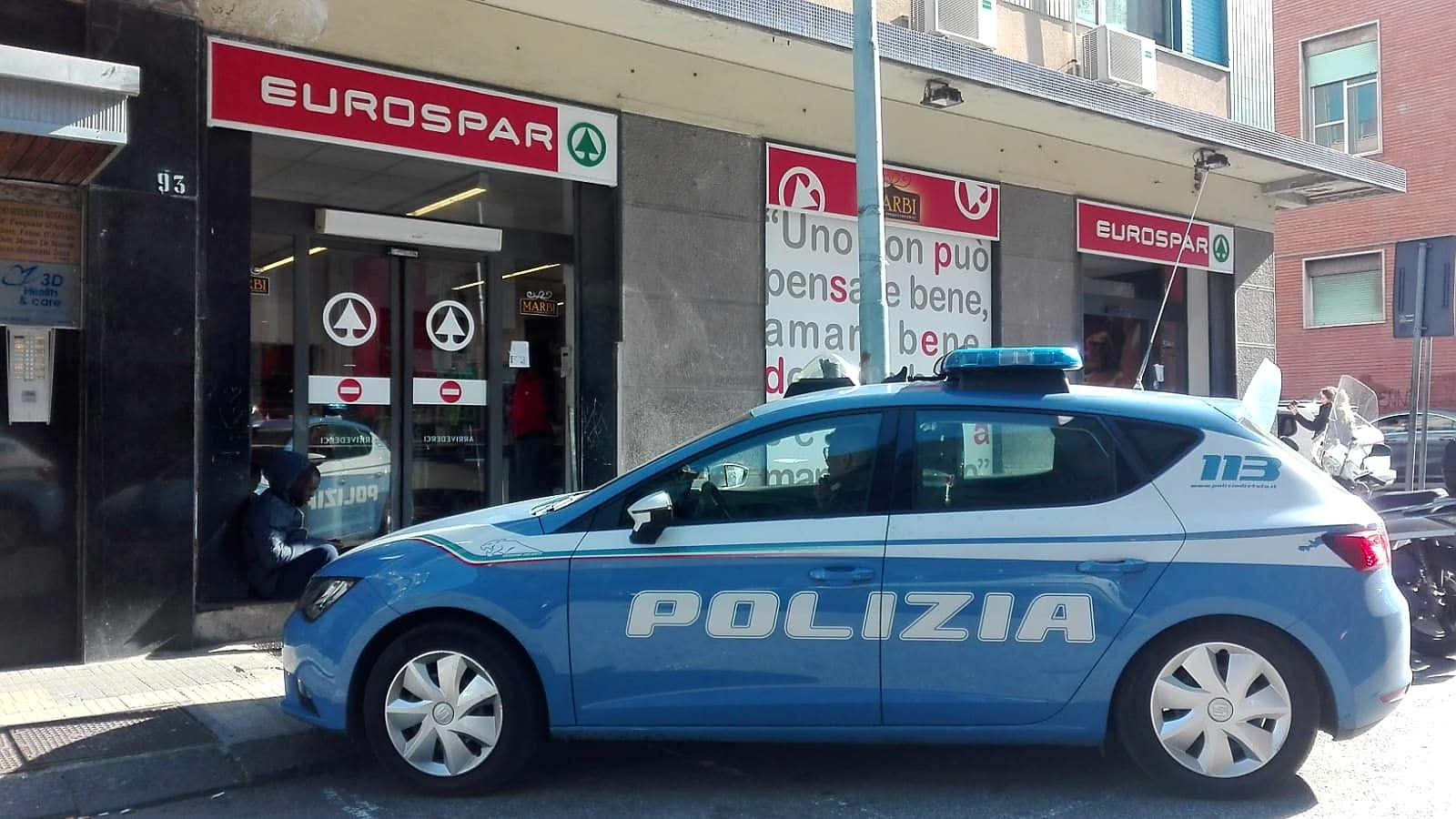 "Colpo grosso" all'Eurospar di via Ugo Bassi