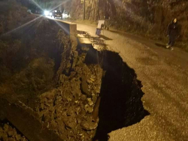 Frana la Sp 35, Pezzolo rischia l'isolamento