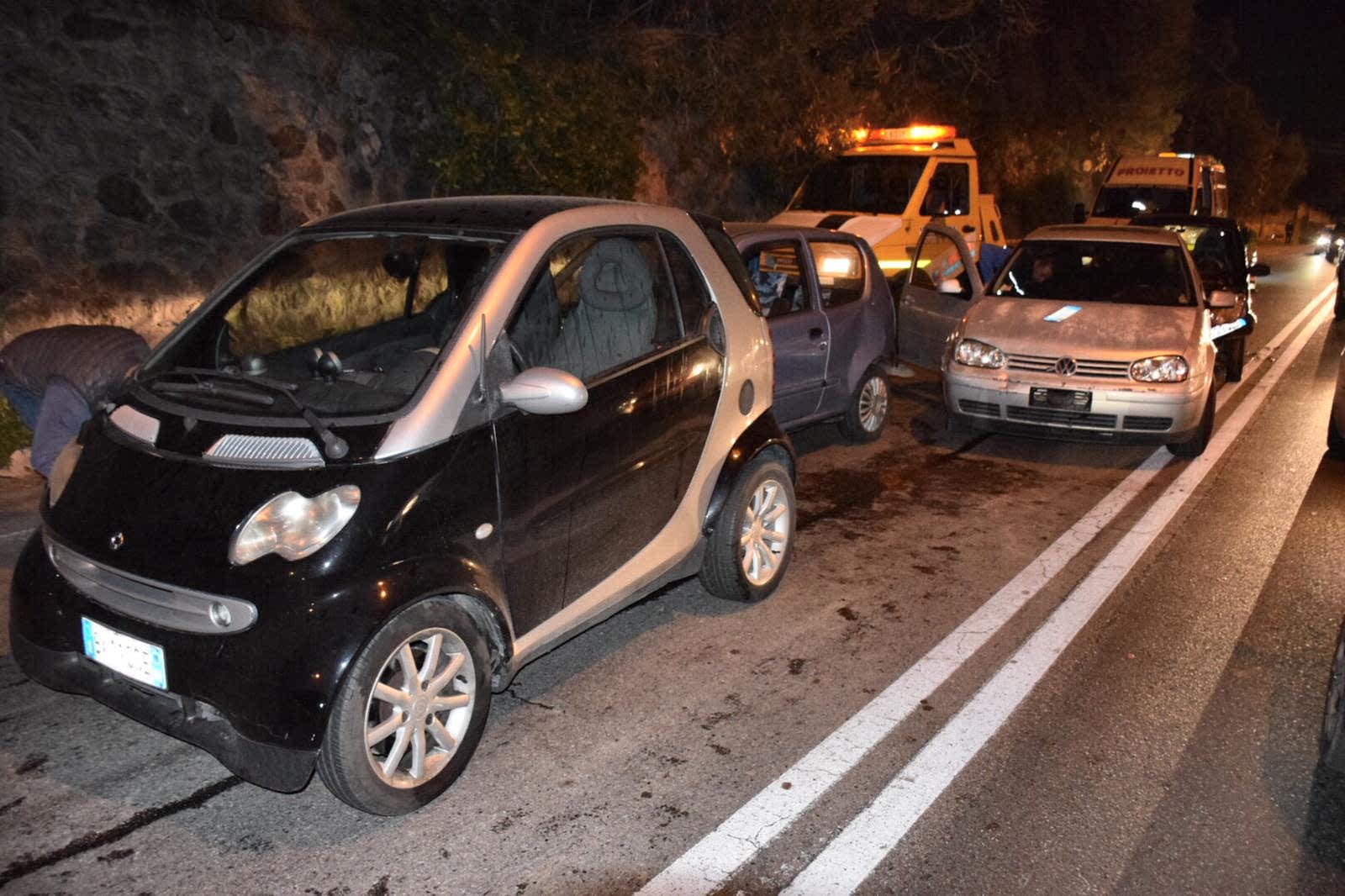 Tamponamento a Mili: tre feriti