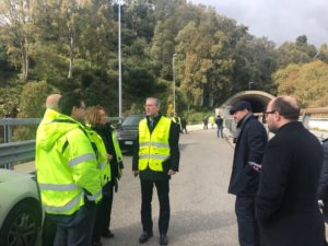 Viadotto "Ritiro", il vice sindaco Mondello spettatore dello "svaro" dell'undicesima campata