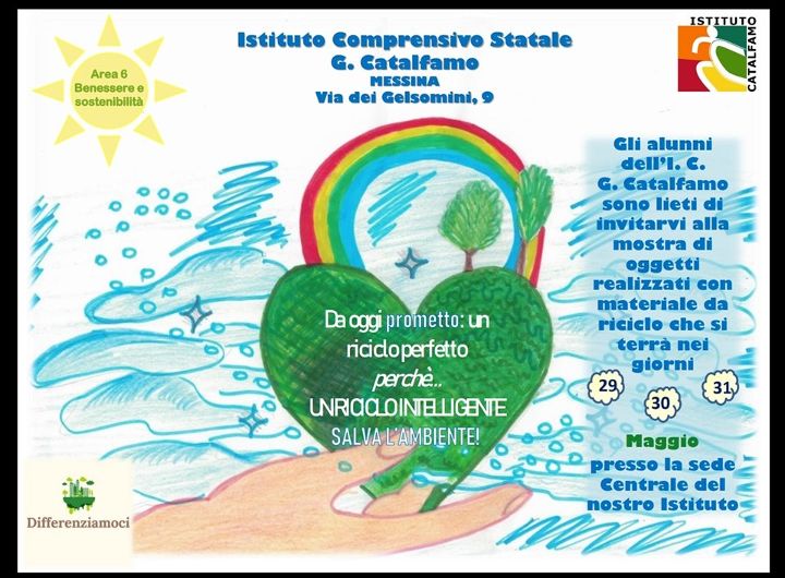 "Differenziamoci", s'inaugura la mostra dell'Istituto comprensivo "Catalfamo"