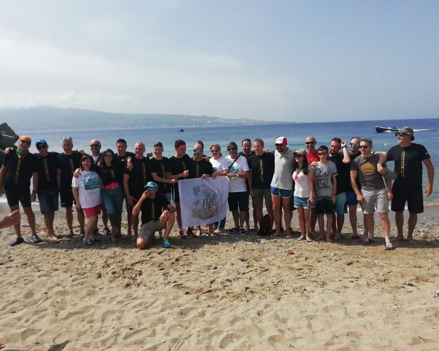 Fibrosi cistica, traversata a nuoto dello Stretto