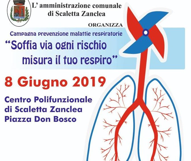 Scaletta: evento di prevenzione sulle malattie respiratorie con esami e consulenze gratuite