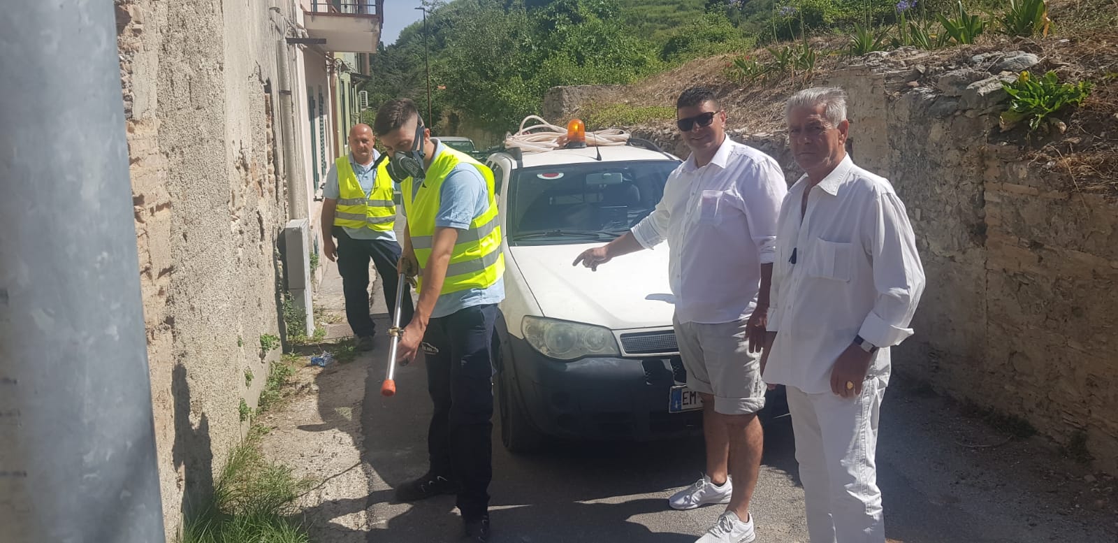 Massa San Giorgio, oggi la disinfestazione a contrada Badia
