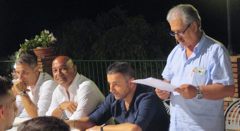 Ieri sera la presentazione dell'ASD Fiumedinisi