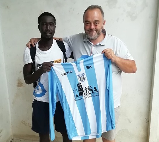 E' il gmabiano Jatta il primo atleta straniero del Città di Mistretta