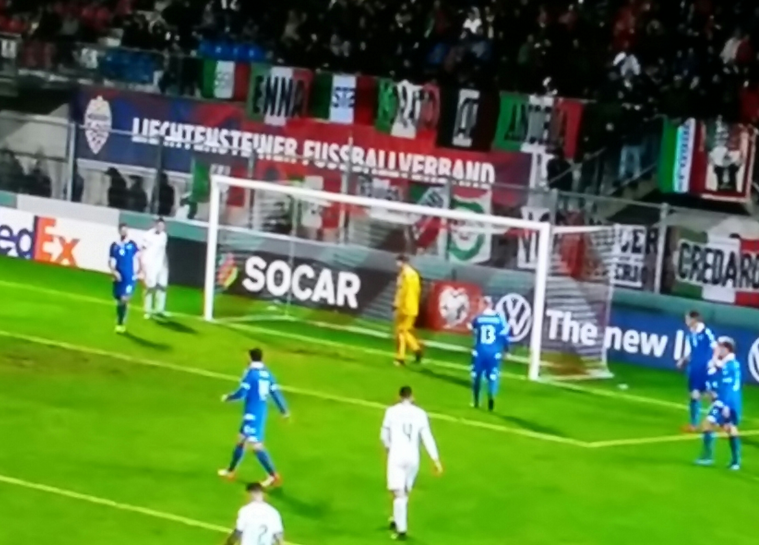 Italia a valanga in Liechtenstein, Messina presente