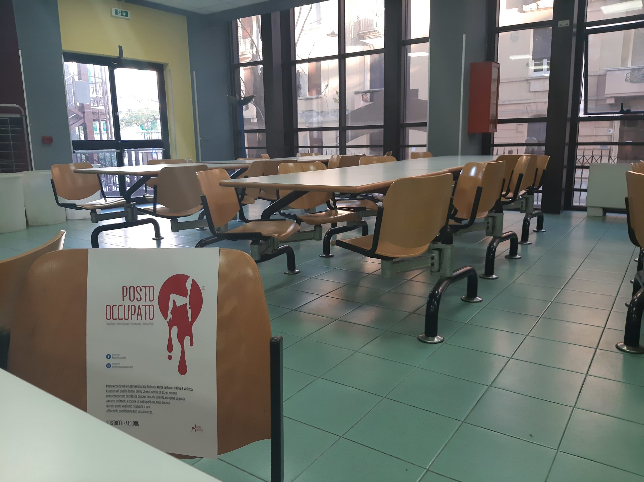 Violenza sulle donne, l'Ersu aderisce a "Posto occupato"