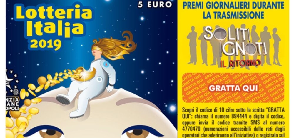 Lotteria Italia, 5 milioni a Torino, Messina a bocca asciutta