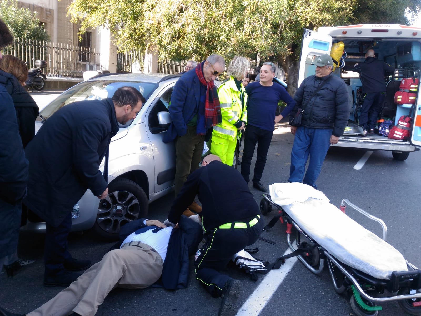 Messina, avvocato centrato da un'auto