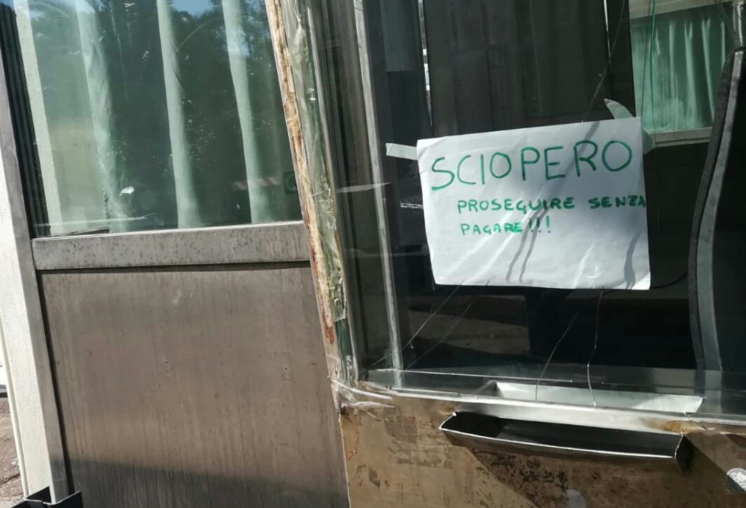 A18 e A20: esattori in sciopero, adesioni "bulgare"