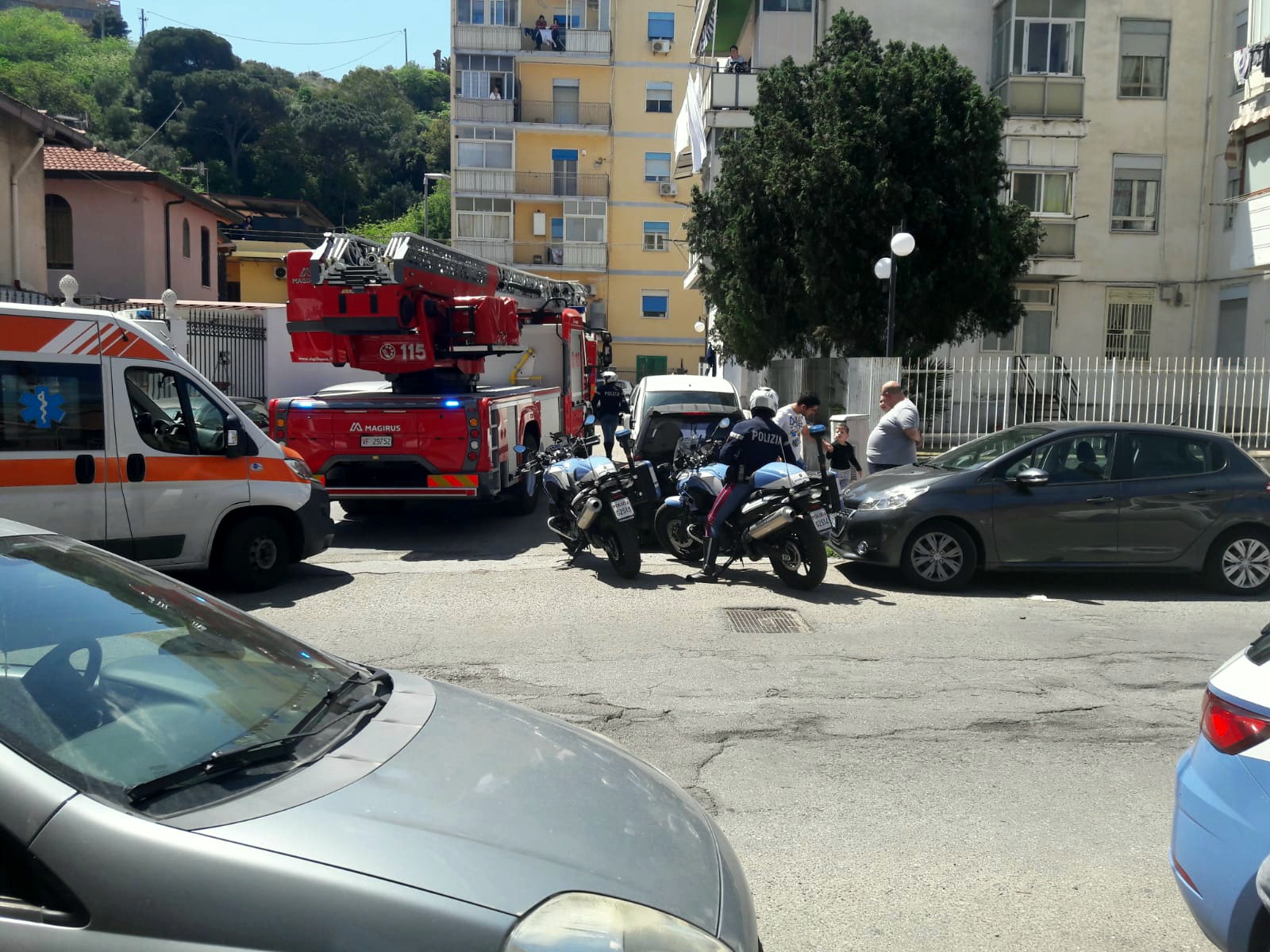 Camaro San Paolo, principio d'incendio in abitazione