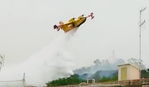 Torna l'inferno di fuoco a Spadafora