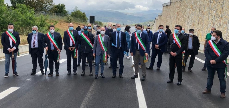 Ss 117, Falcone guida la marcia dei sindaci delusi