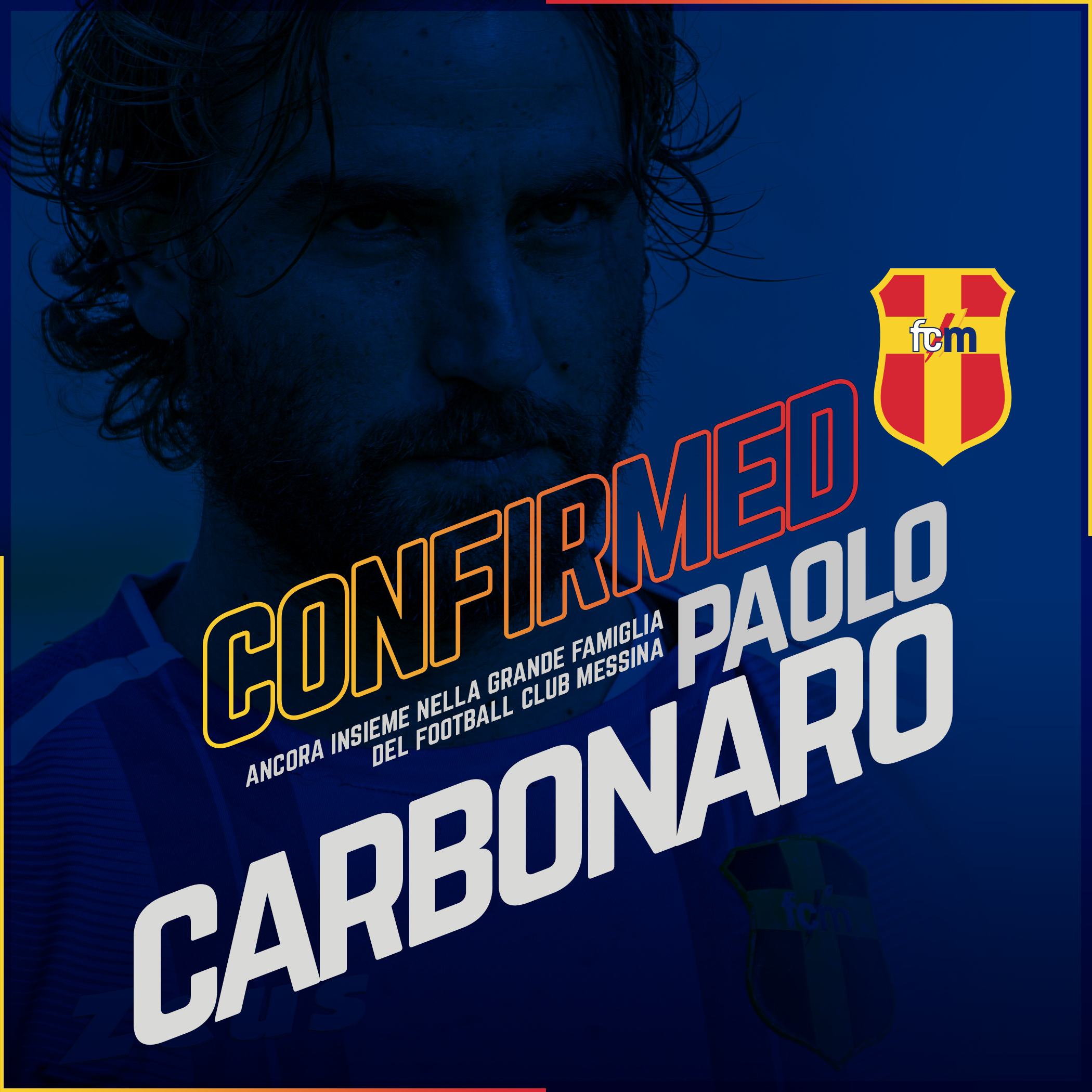 SERIE D – FC Messina: il bomber Paolo Carbonaro rinnova il contratto