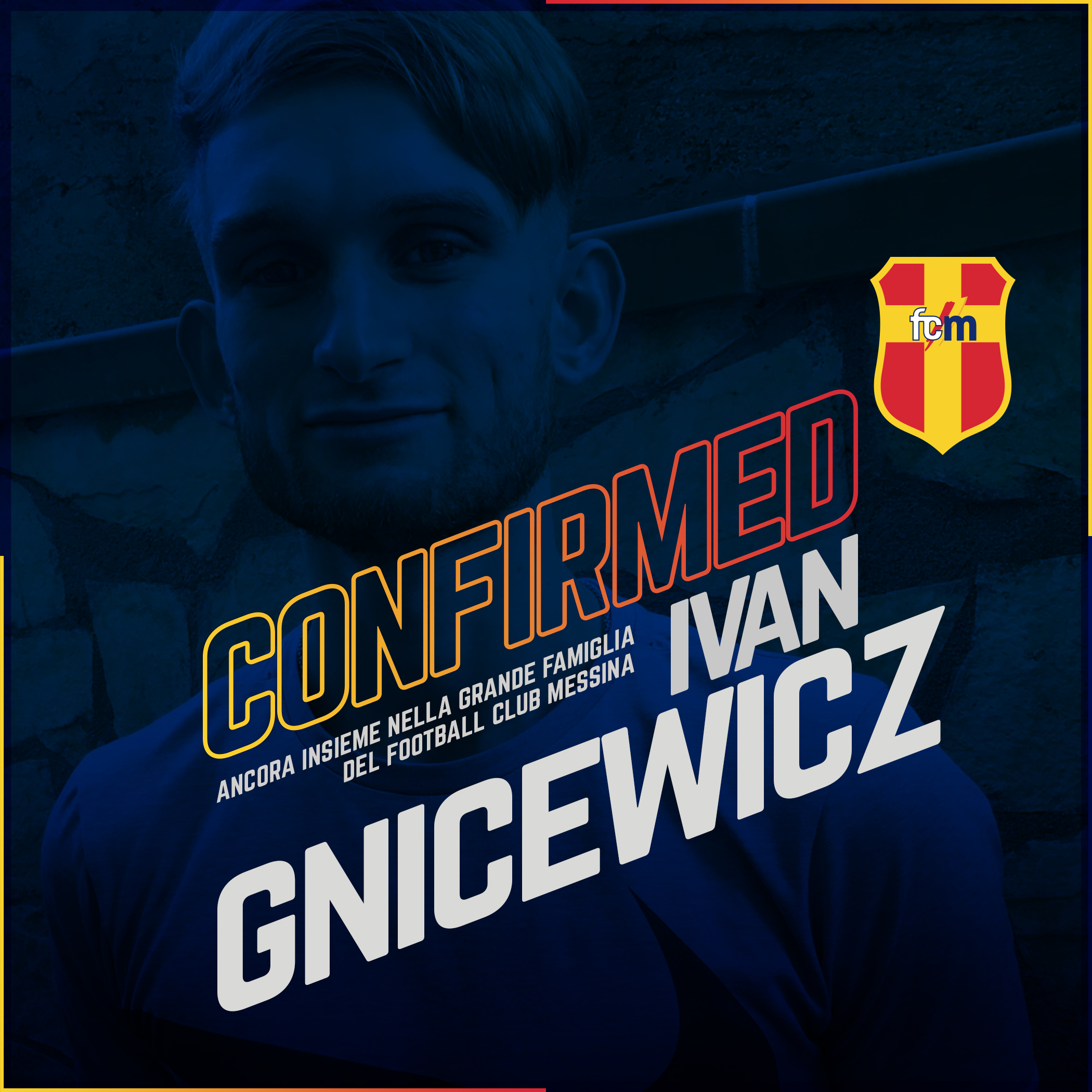 SERIE D MERCATO – Il terzino Ivan Gnicewicz confermato alla corte del FC Messina