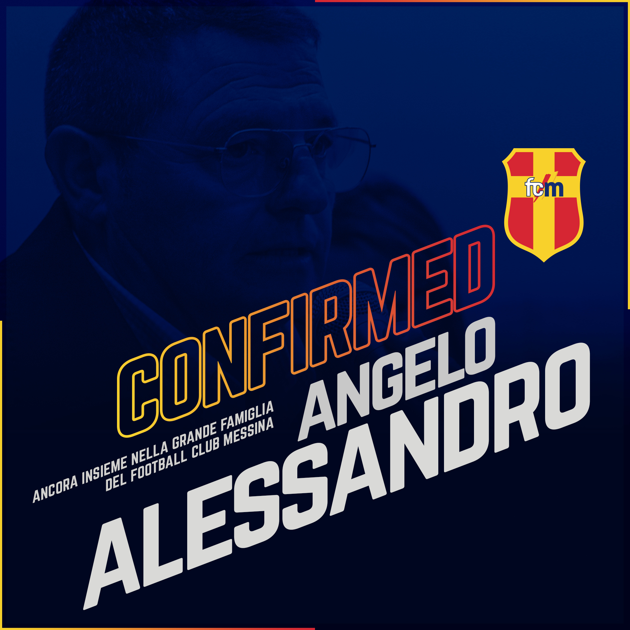 SERIE D MERCATO – FC Messina, Angelo Alessandro confermato alla guida del settore giovanile