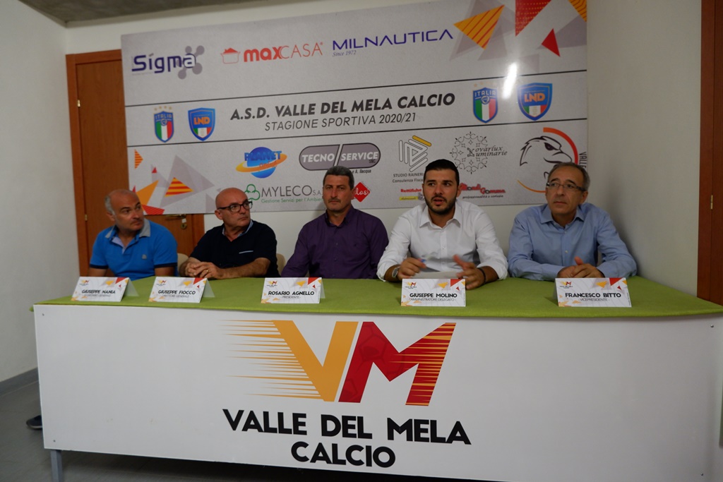 CALCIO PRIMA CATEGORIA – Asd Valle del Mela presenta la stagione 20/21