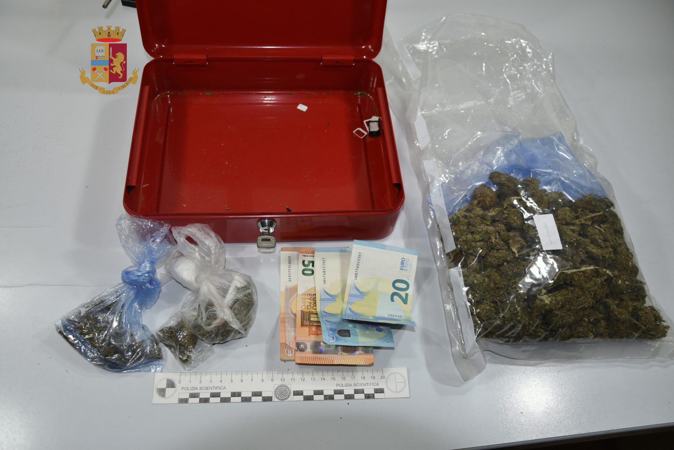 Marijuana nascosta in casa: 46enne finisce ai domiciliari