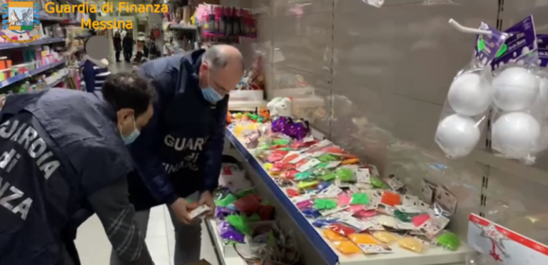 Giocattoli illegali, maxi sequestro della Gdf