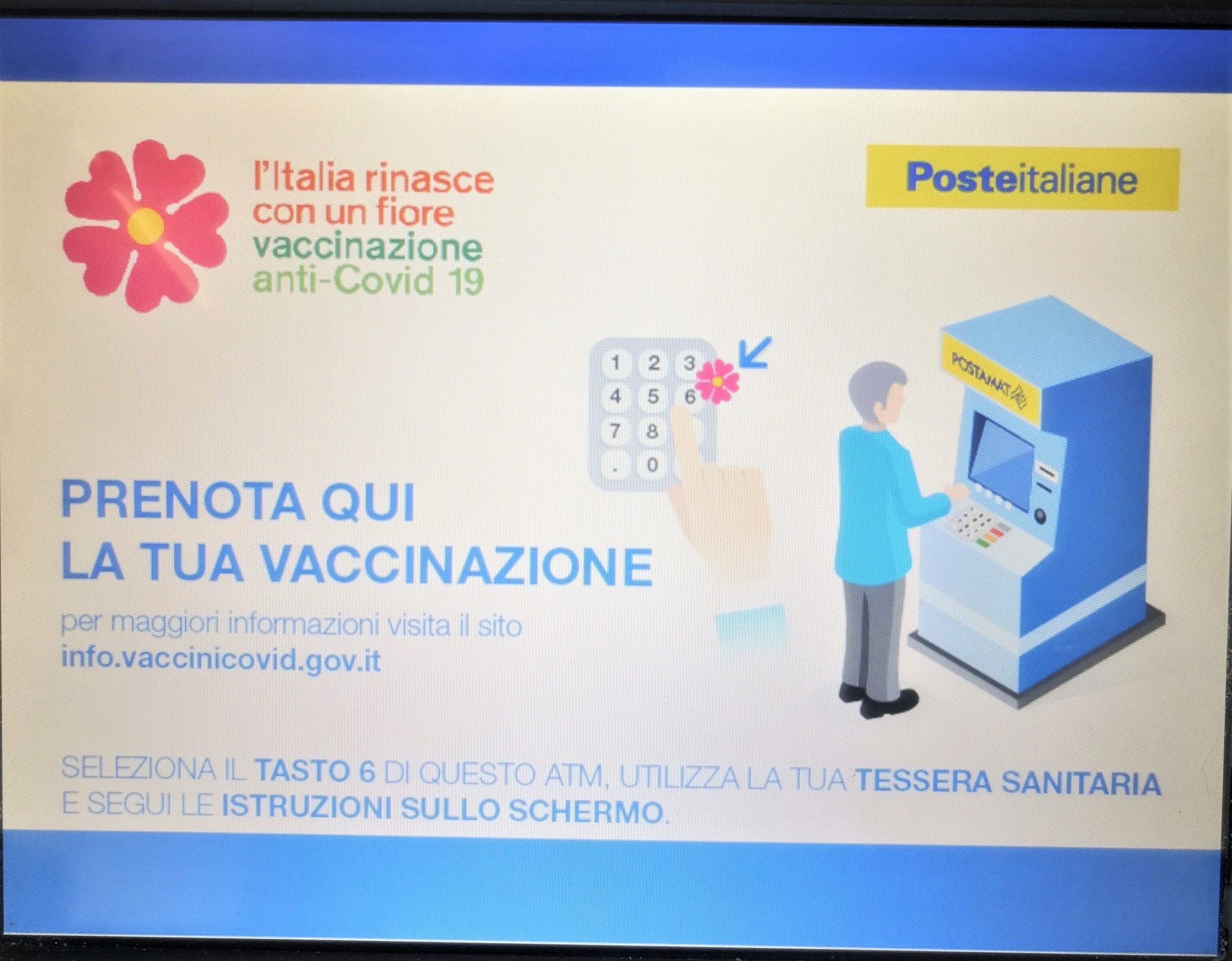 Vaccini anti-Covid, prenotazioni anche sui 132 Postamat di Messina