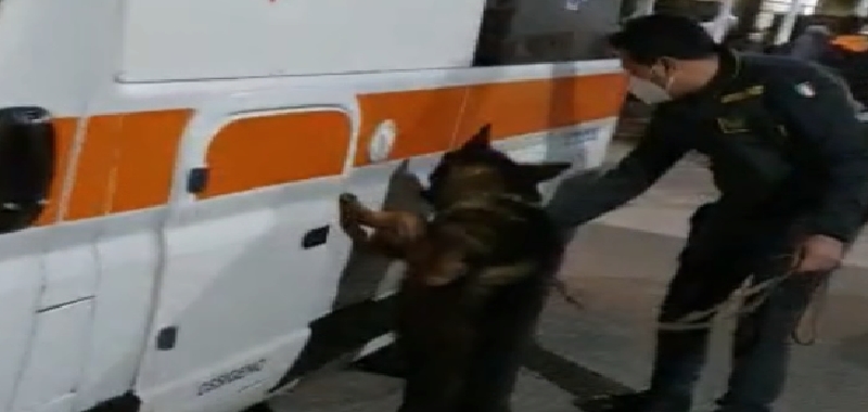 Malati Covid? No, ambulanza trasportava 30 chili di droga