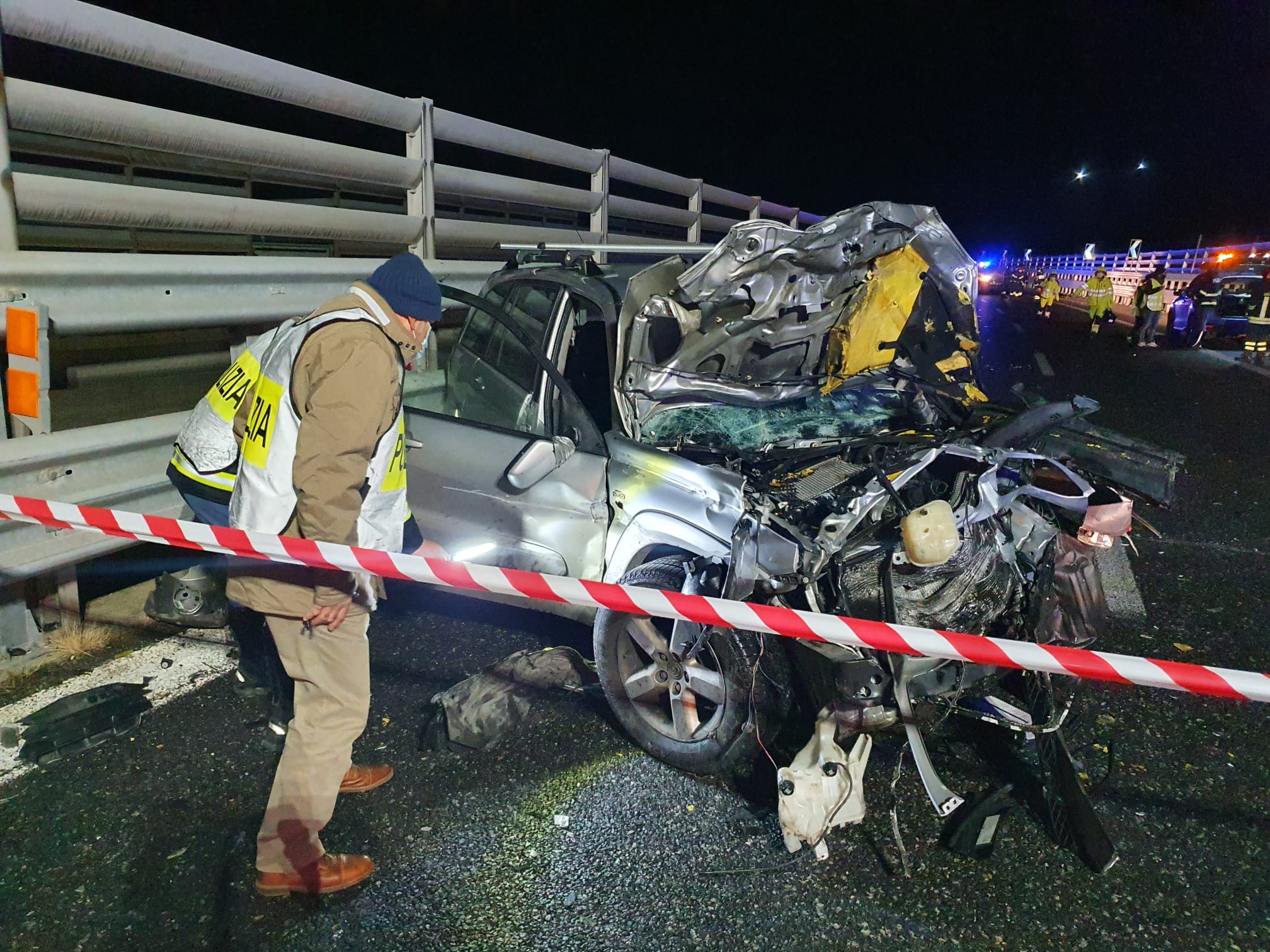 A20, incidente con un morto e 3 feriti