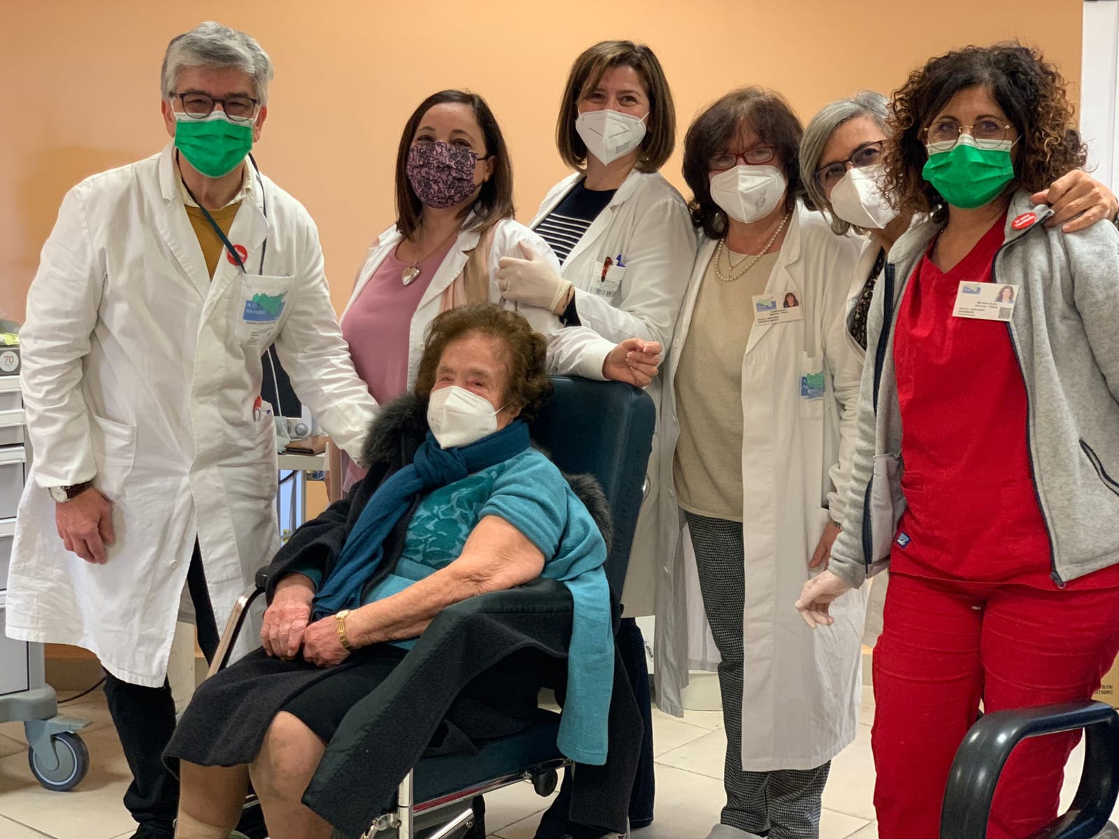 “Papardo”, vaccinata centenaria