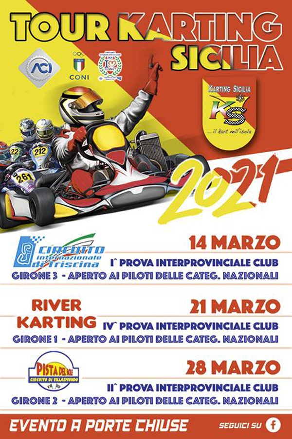 KARTING – 1° Trofeo interprovinciale Sicilia per i bolidi a piccole ruote